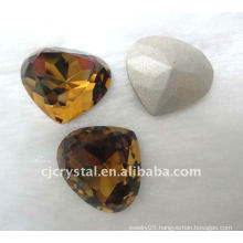 Heart diamond,crystal heart beads